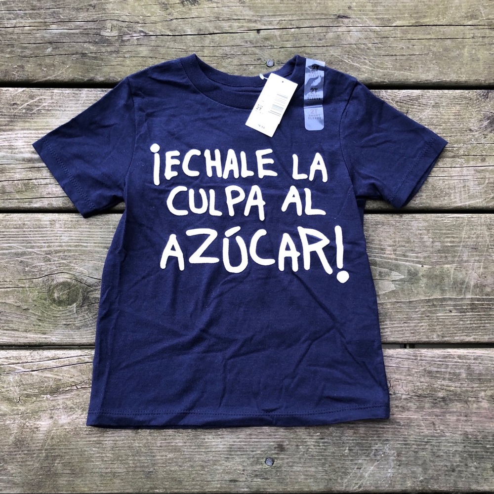 Navy Blue THE CHILDREN’s PLACE Spanish Graphic Tee